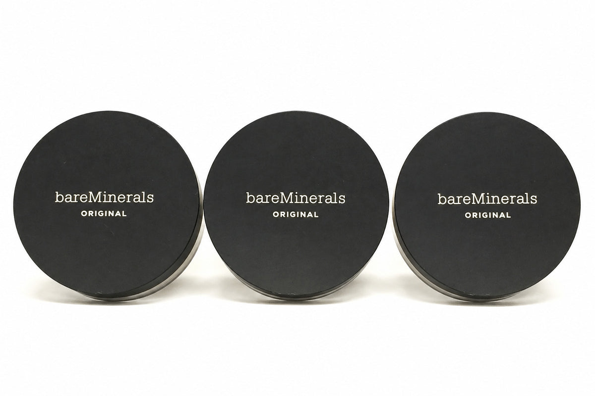 3-Pack BareMinerals Original Powder Foundation SPF 15 - Choose Your Shade