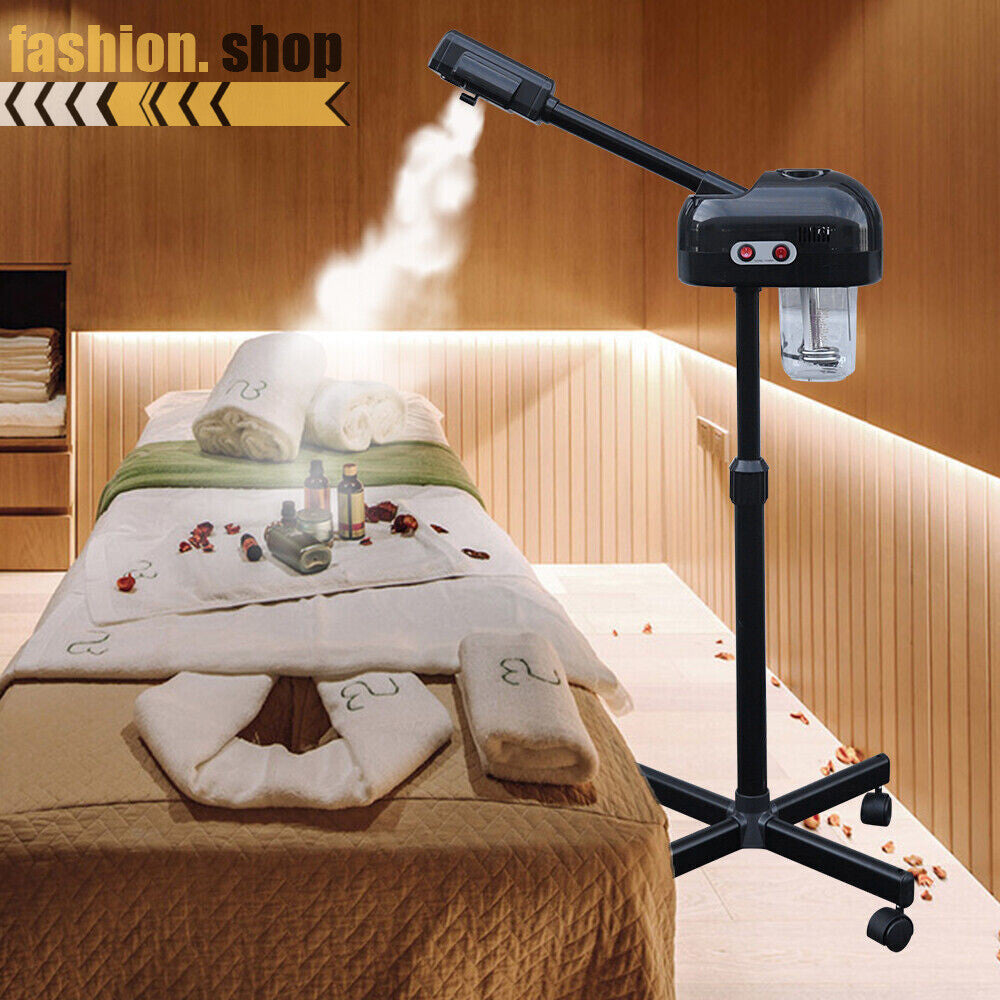 Black Professional Salon Spa Ozone Facial Steamer Beauty Equipment