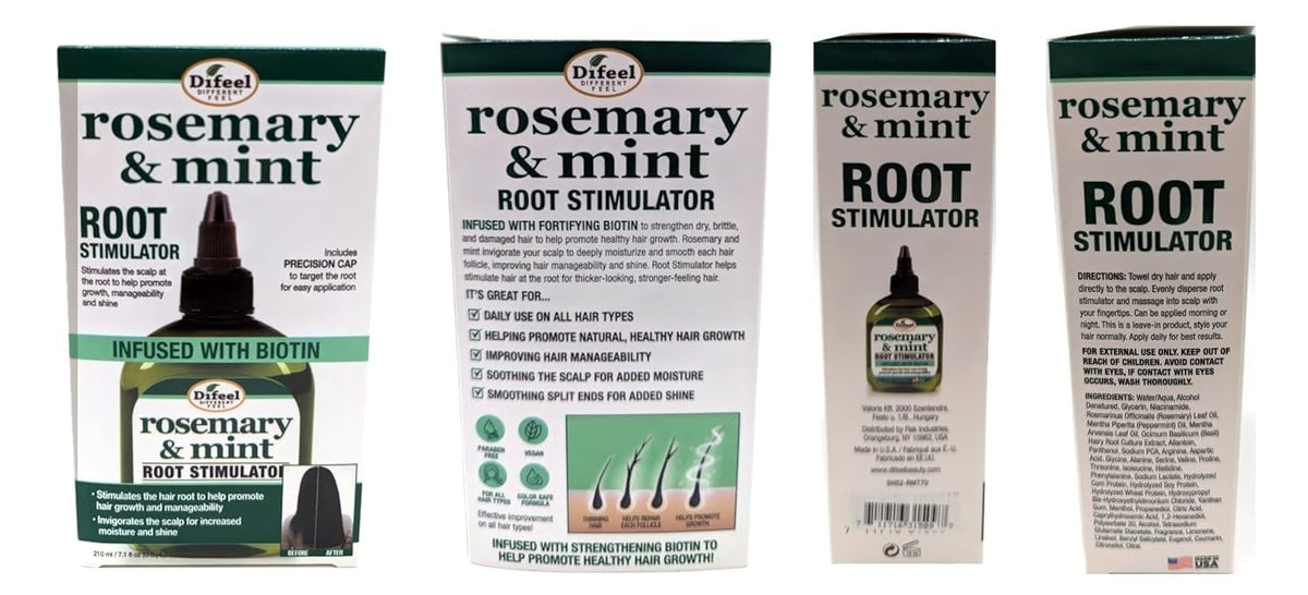 Rosemary & Mint Scalp Treatment Oil with Biotin - 7.1 oz All Hair