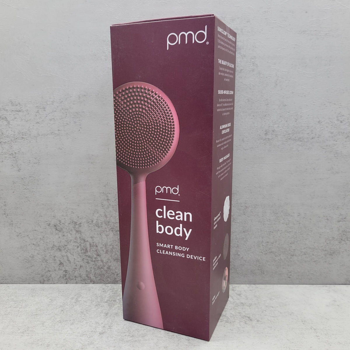 PMD Clean Body Smart Cleansing Device with Silicone Brush - Berry NEW™