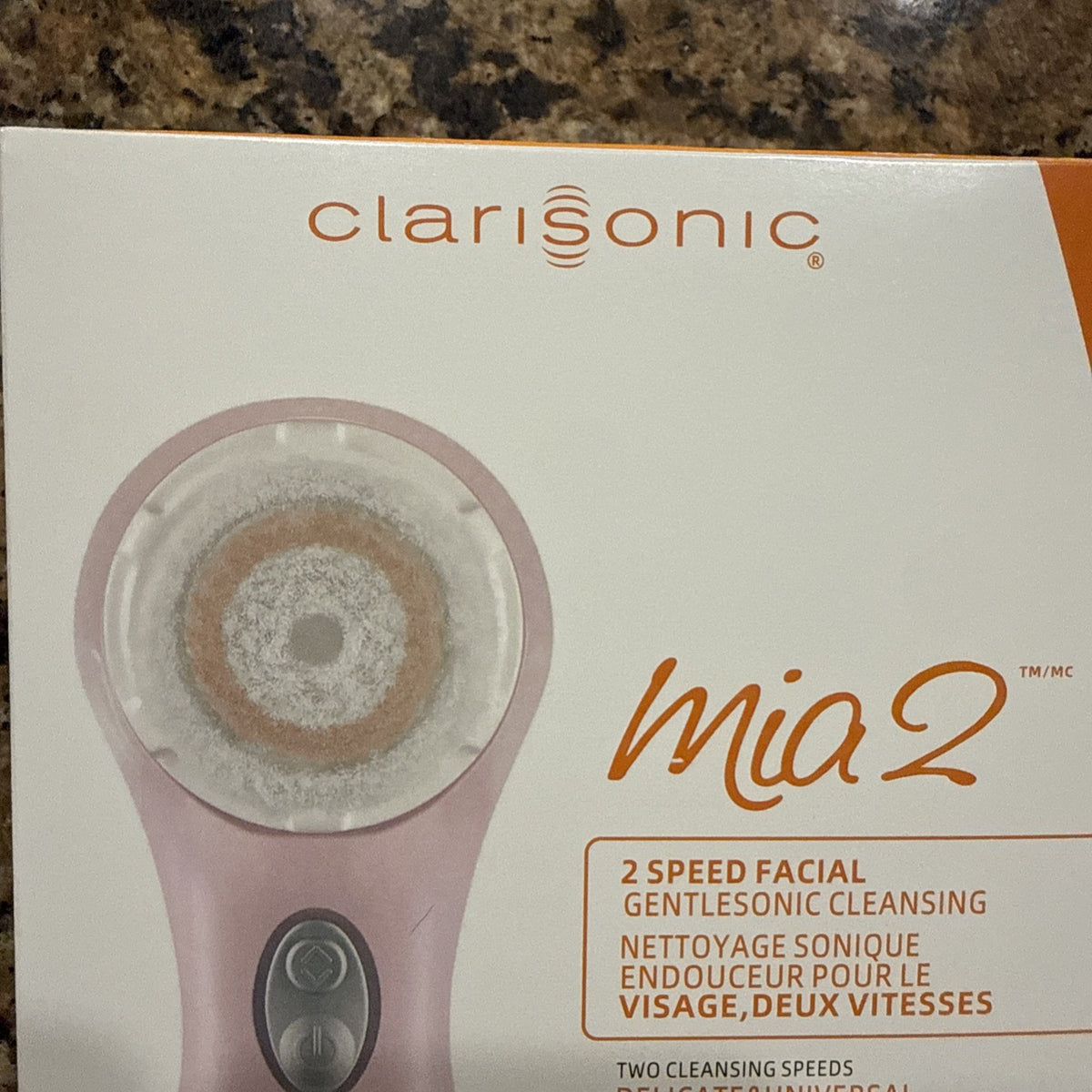 Pink Sonic Facial Cleansing Brush System for Sensitive Skin