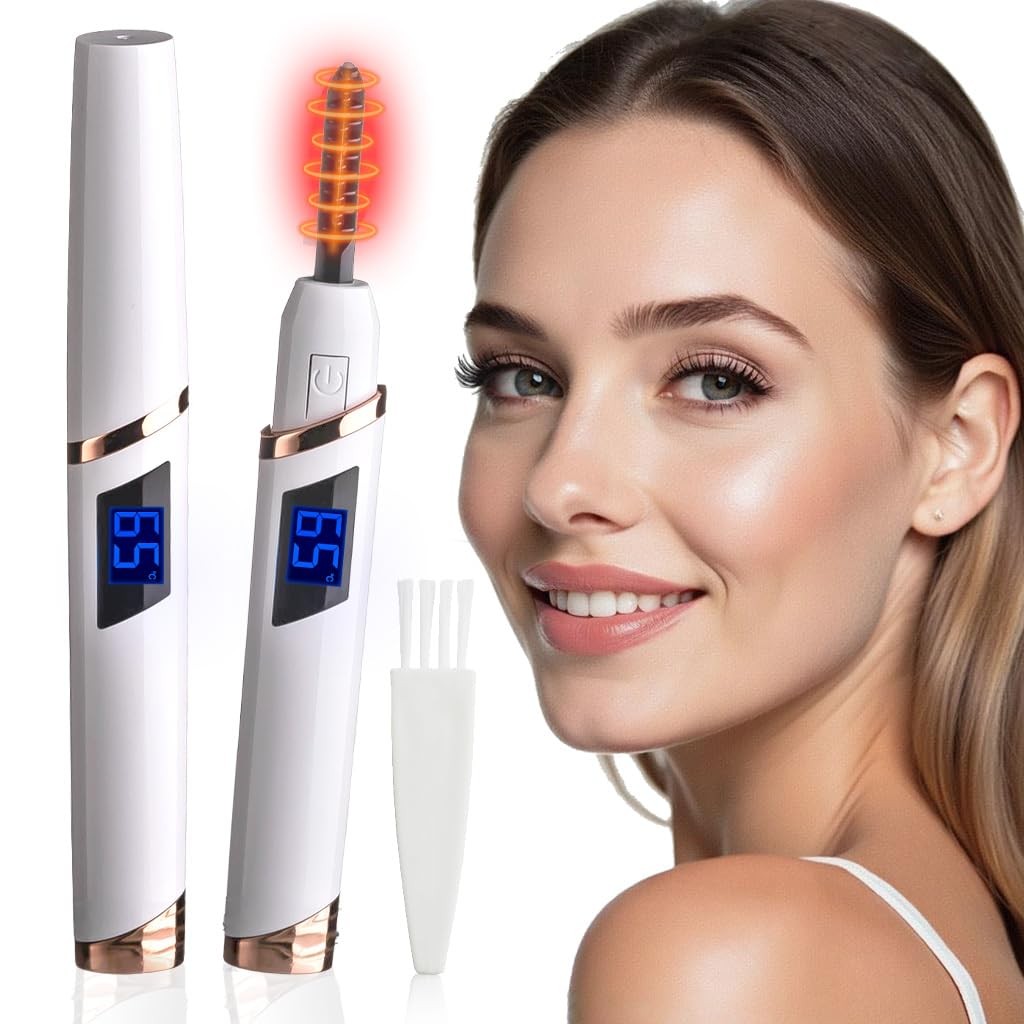 Rechargeable Heated Eyelash Curler with 4 Temperature Settings - Long Lasting Curling Tool