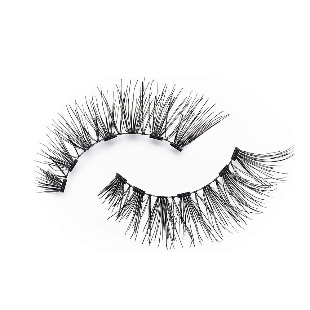 Magnetic Eyeliner & False Eyelash Kit No 117 Natural Fiber Black - 2 Pack