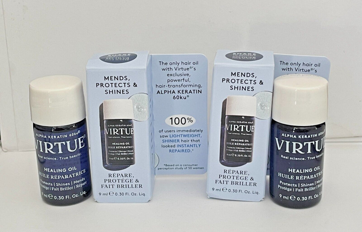 Hair Healing Oil Serum Travel Set - 2 x 9ml Nourishing Hair Oil