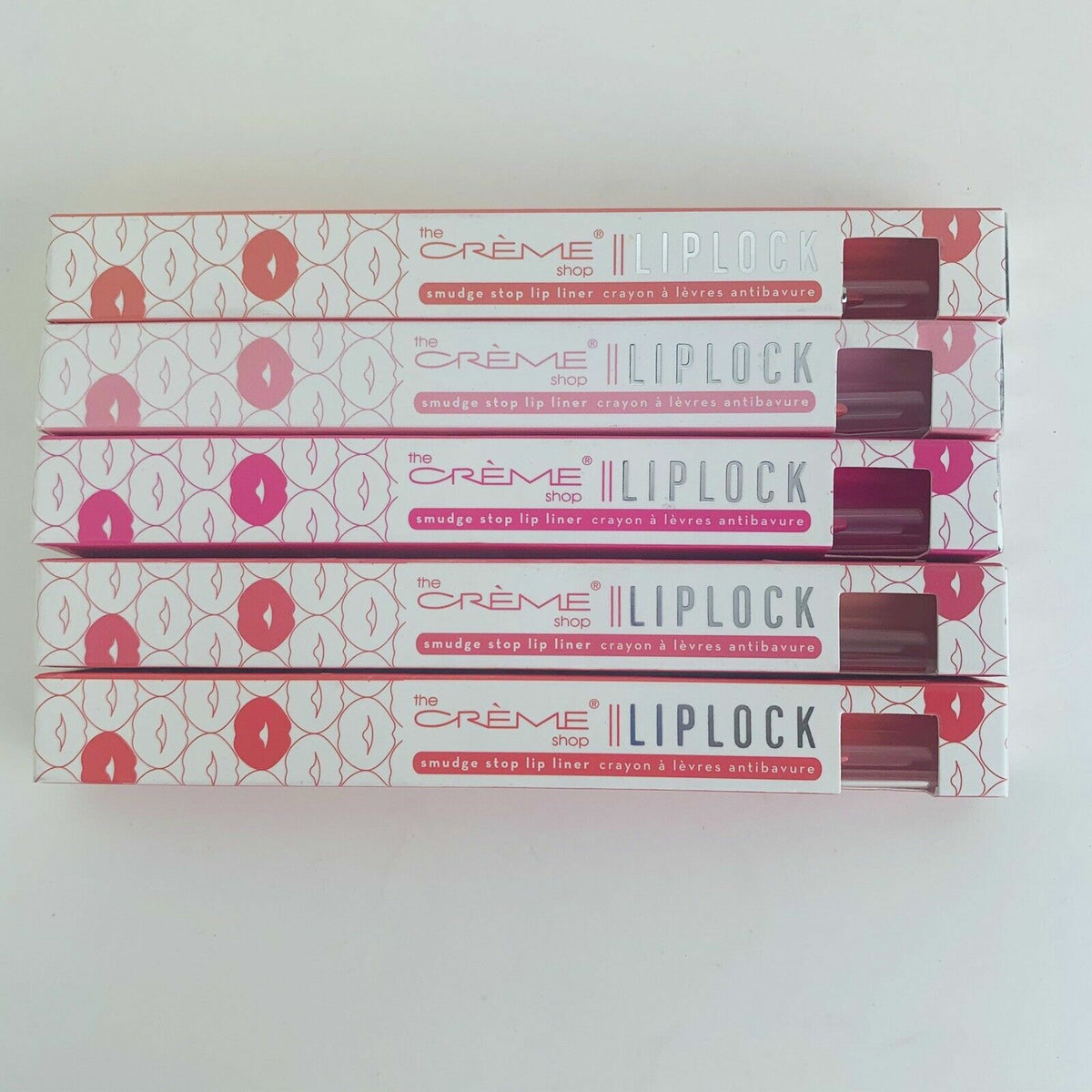 Lip Liner Set 5-Color - The Creme Shop Liplock Smudge Stop