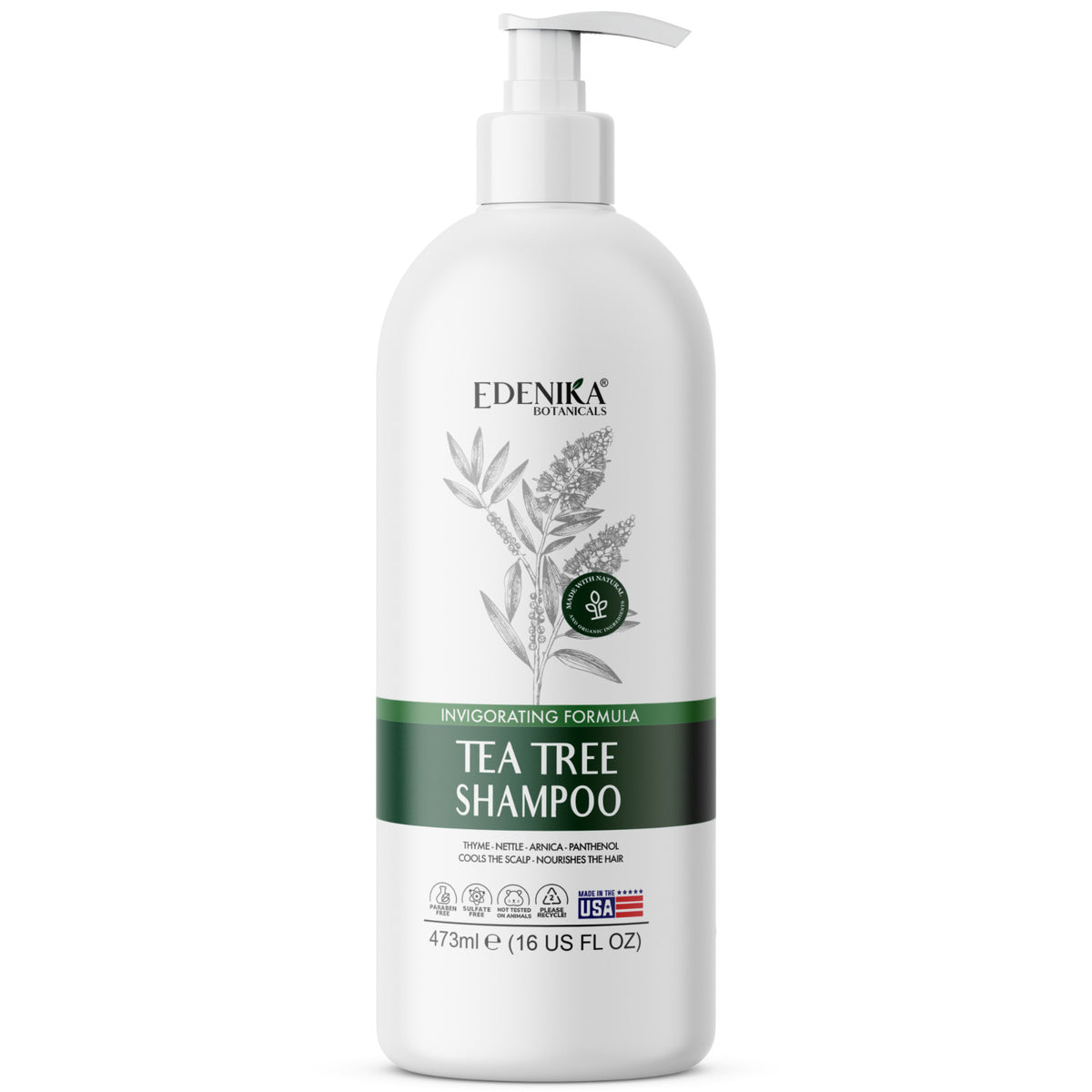 Tea Tree Clarifying Shampoo for Scalp Buildup & Dandruff - 3 Pack