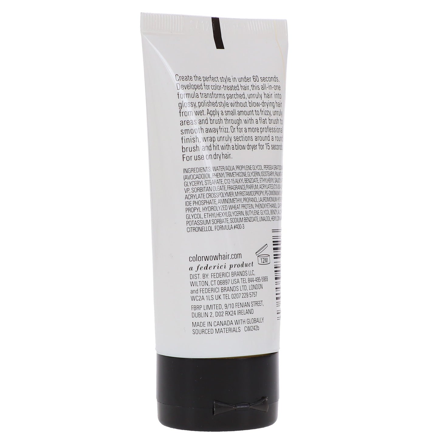 Color Wow One Minute Transformation Styling Cream 1.7 oz - Anti-Frizz Hair Treatment