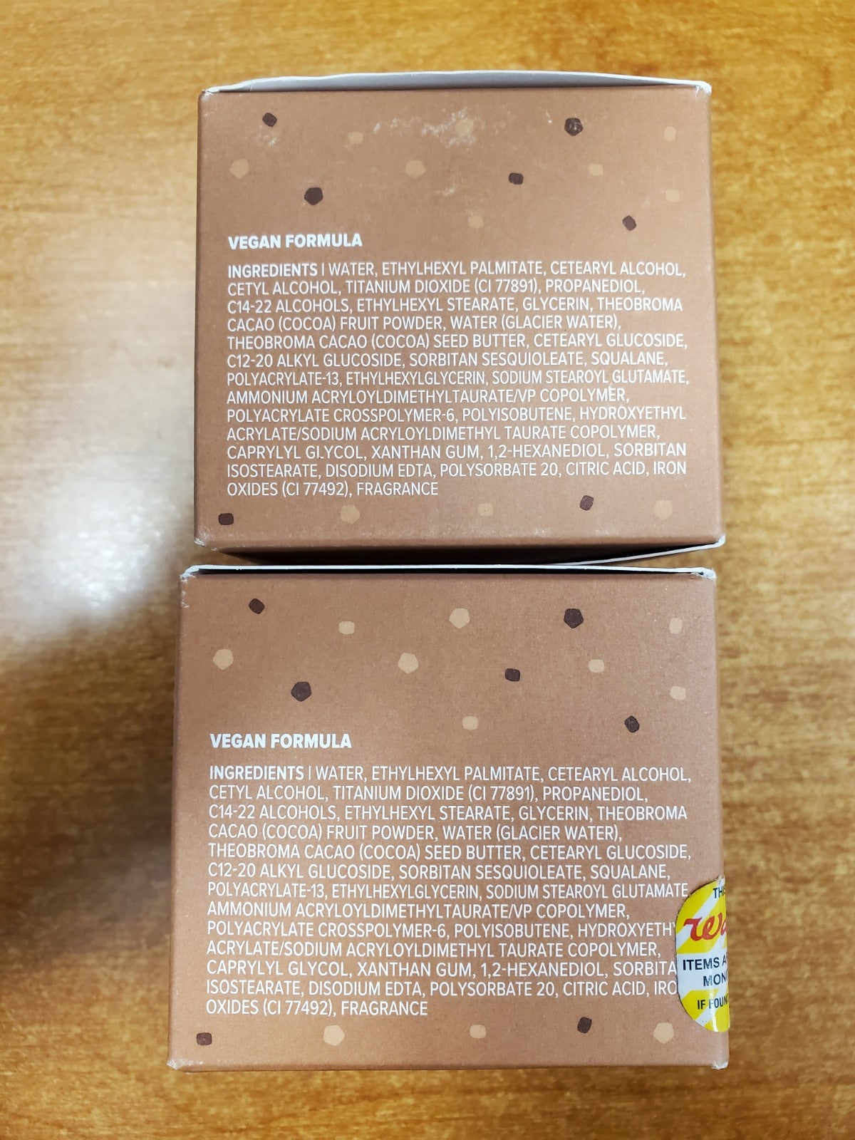 2 Pack Vegan Cookie O'Glow Purifying Skin Mask - Clarifying & Hydrating