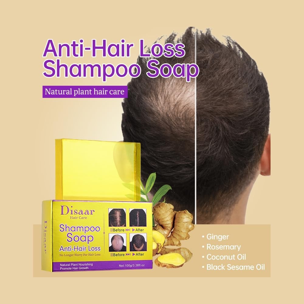 Ginger Hair Loss Shampoo - Anti Hair Loss & Growth Formula 100g