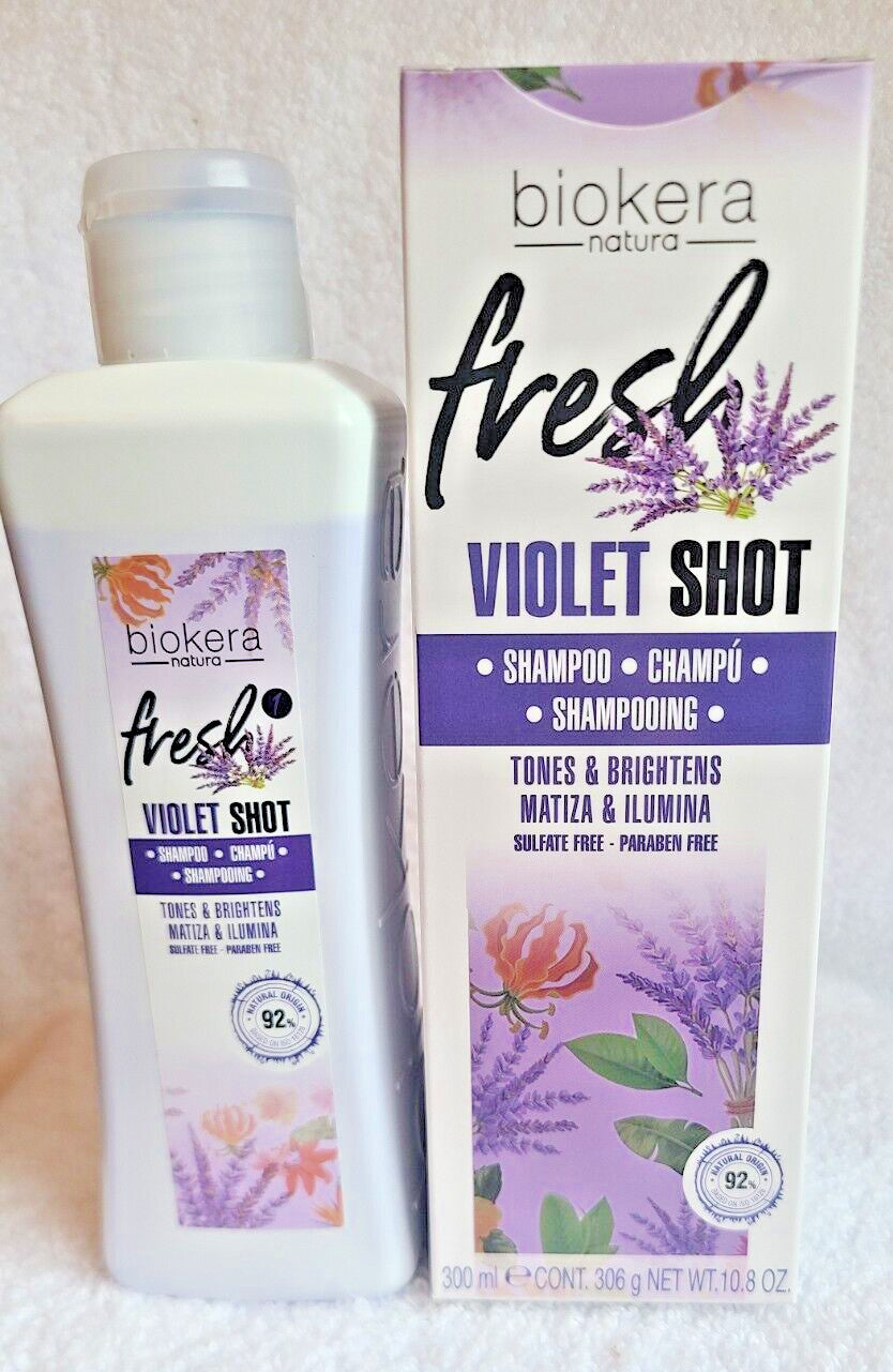 Salerm Ultra Violet Shot Biokera Shampoo for Blonde Hair 300ml