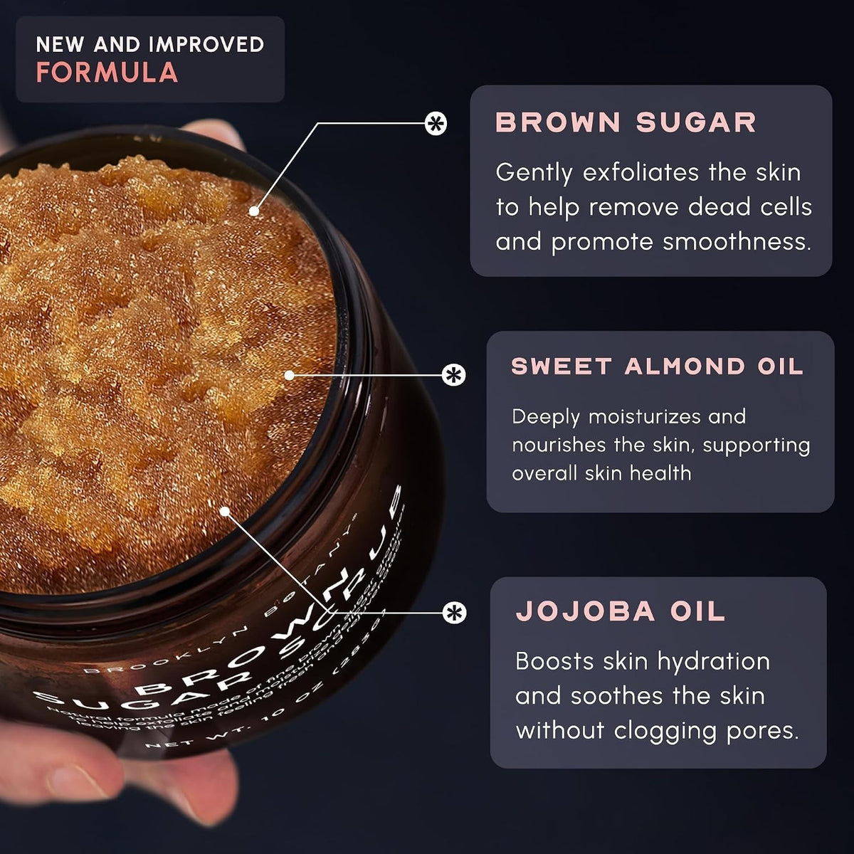 Brown Sugar Scrub – Exfoliate & Hydrate, Perfect for All Skin Types