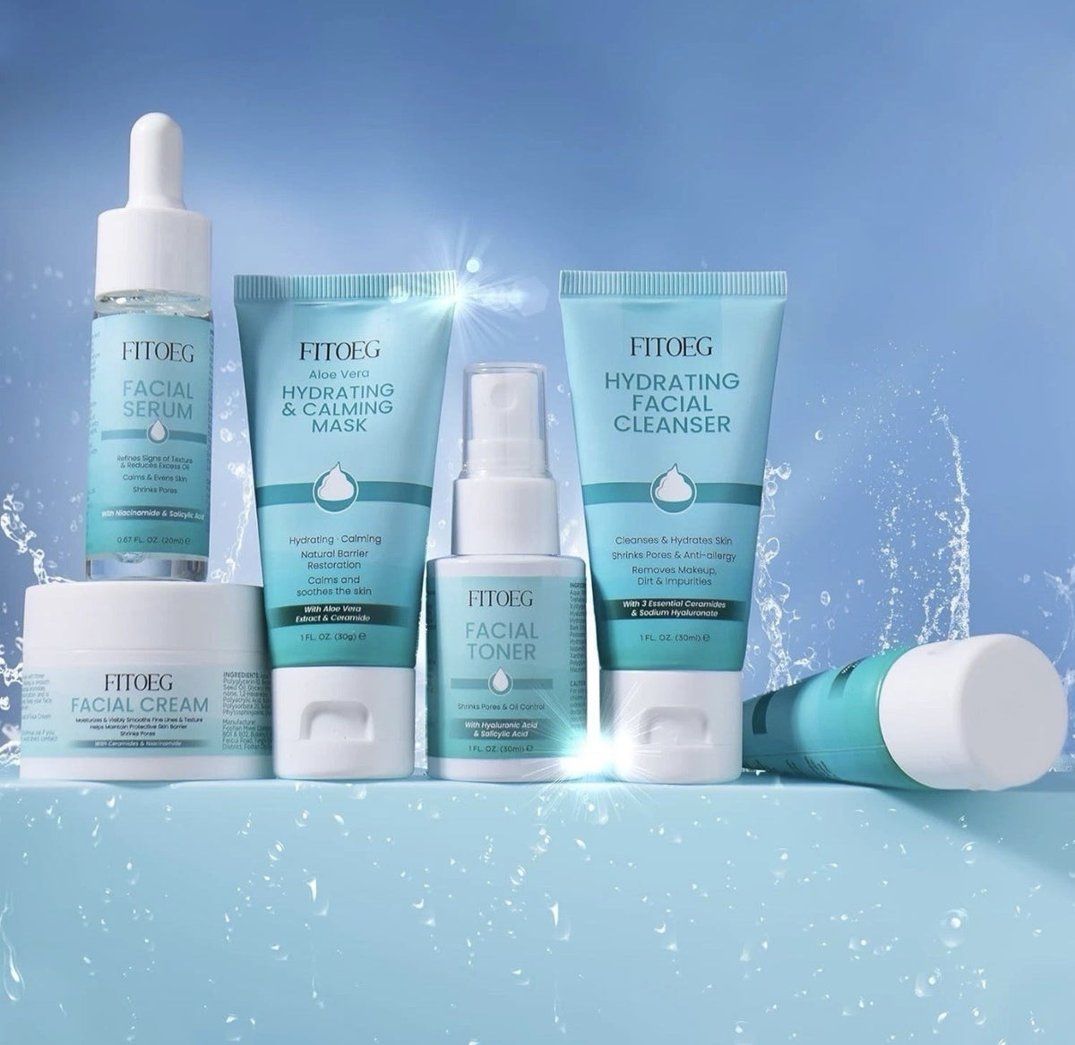All Skin Types Skin Care Set for Women and Teens - Hydrating & Nourishing