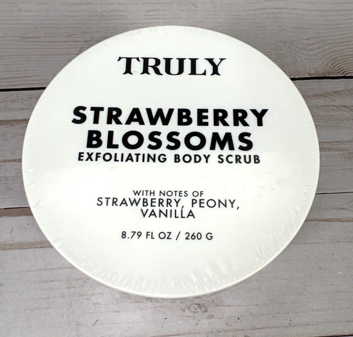 Truly Strawberry Blossoms Brightening Exfoliating Body Scrub 8.79oz