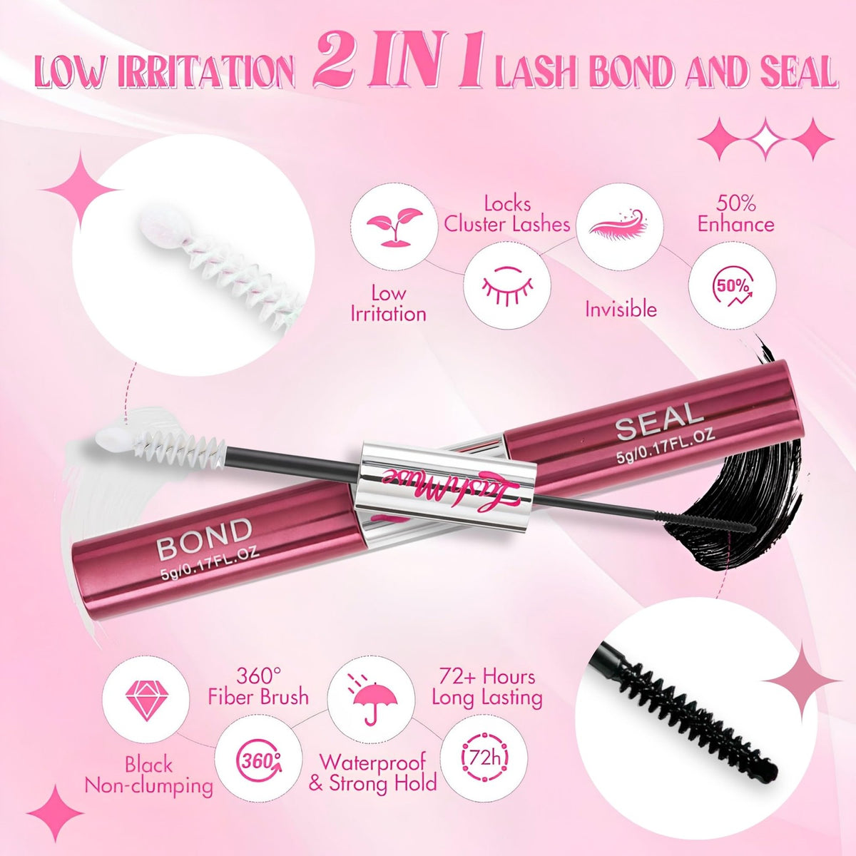 Volume Lash Clusters Kit with Spikes 80D 150D 200D for Dramatic Eye Makeup