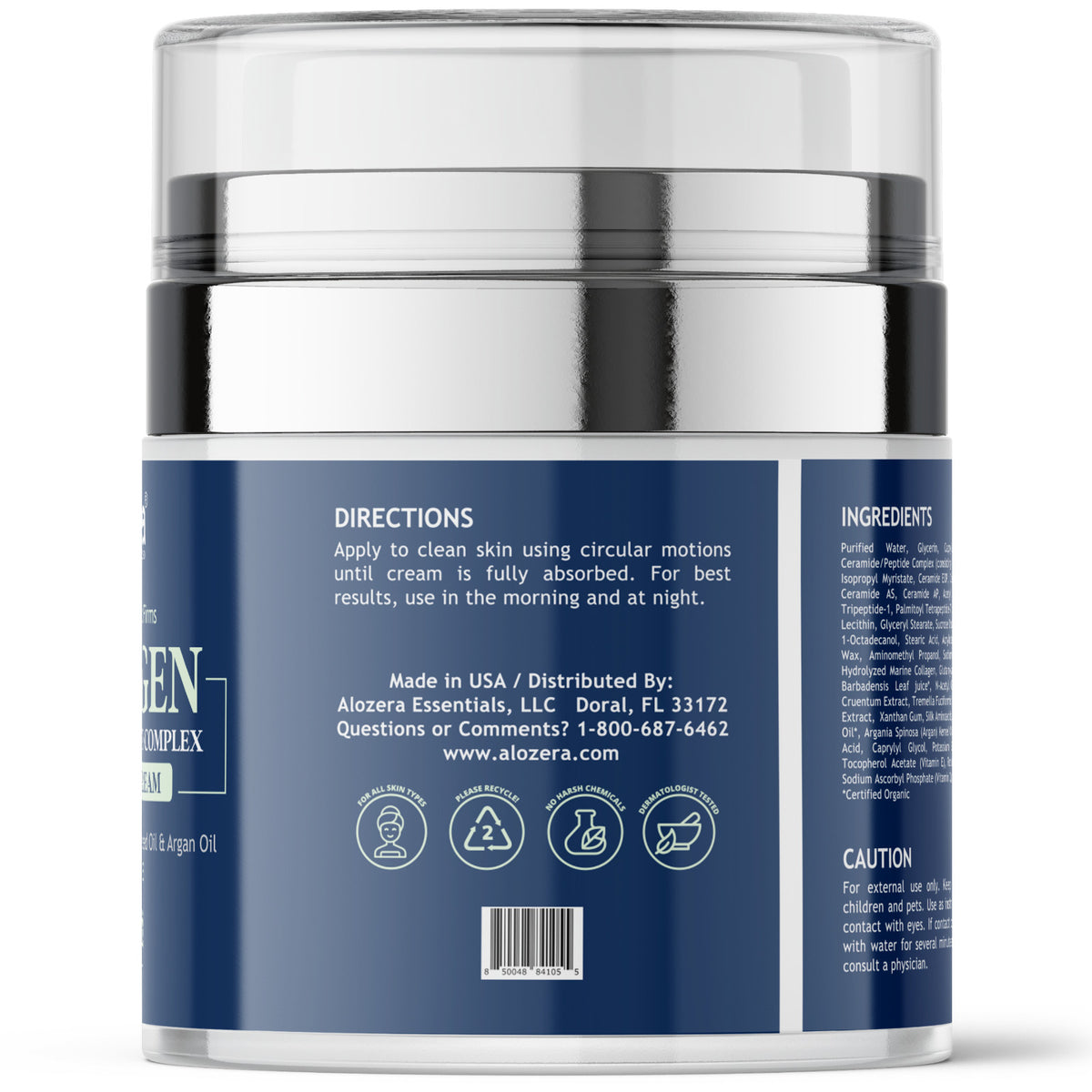 Collagen Face Moisturizer - Anti-Aging & Hydration, 1.7 oz