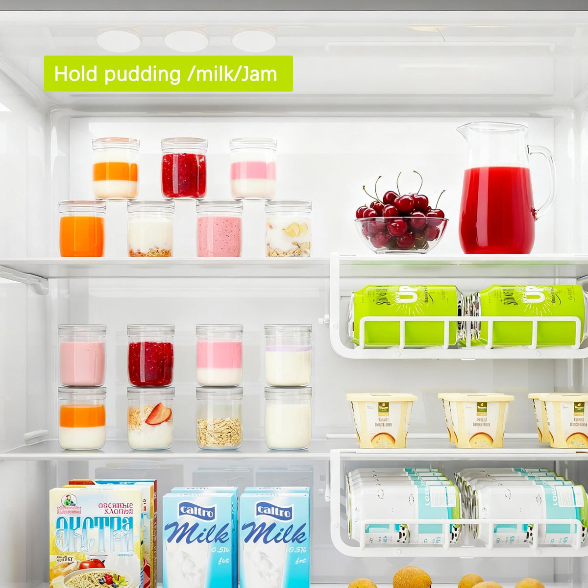 Mini Plastic Pudding Jars with Lids - 82 Pack, Food-Grade Storage Containers