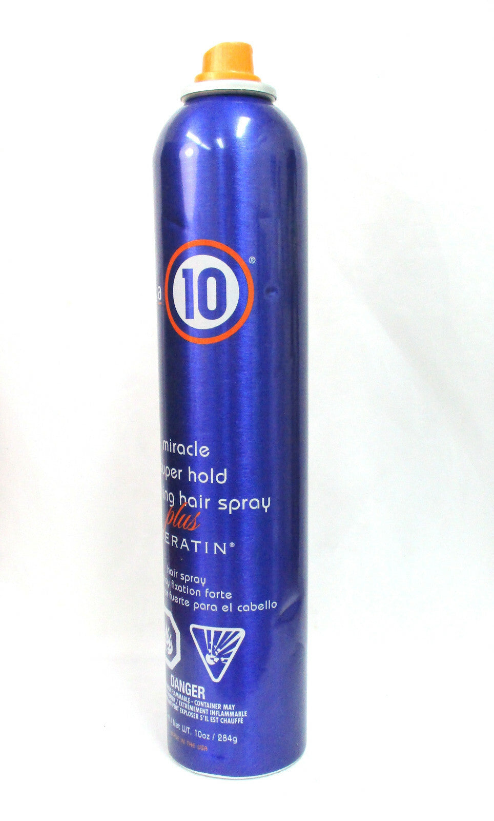 It's A 10 Miracle Super Hold Keratin Hair Spray 10 oz - Weightless, Long-Lasting Finish