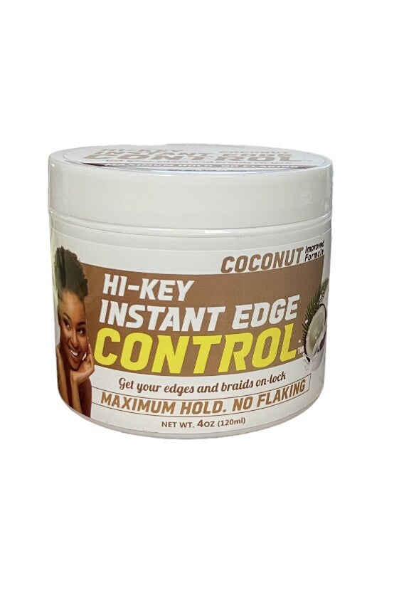 Coconut Edge Control & Braids Styling Gel - Maximum Hold No Flaking 4oz