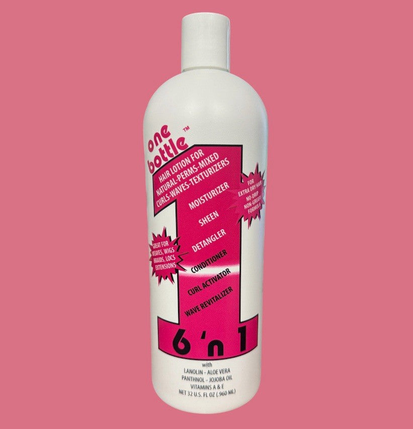 6 Ń 1 One Bottle Hair Lotion For Natural-Perms-Curls-waves W Aloe