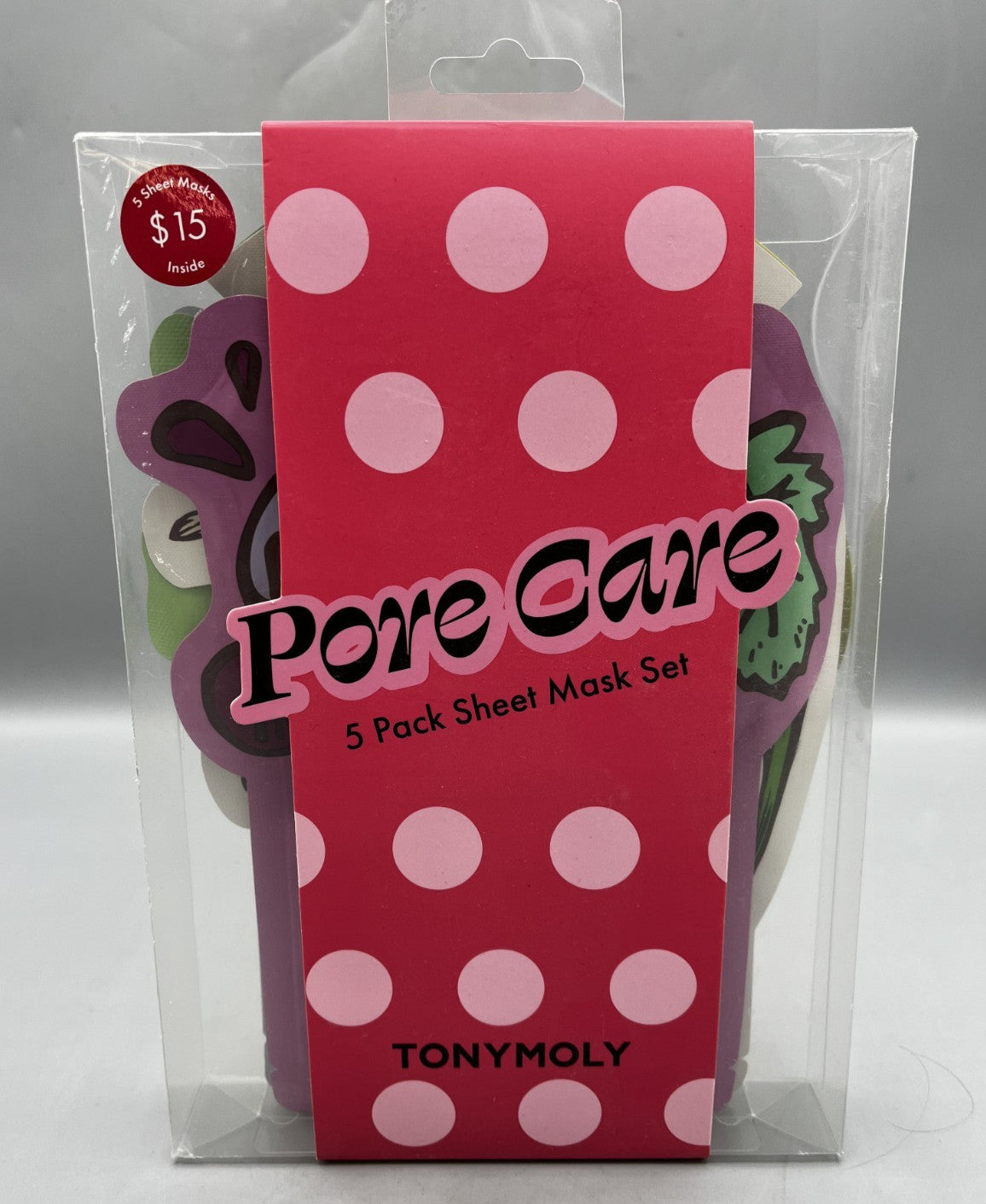 Pore Care Sheet Mask Set - 5 Pack