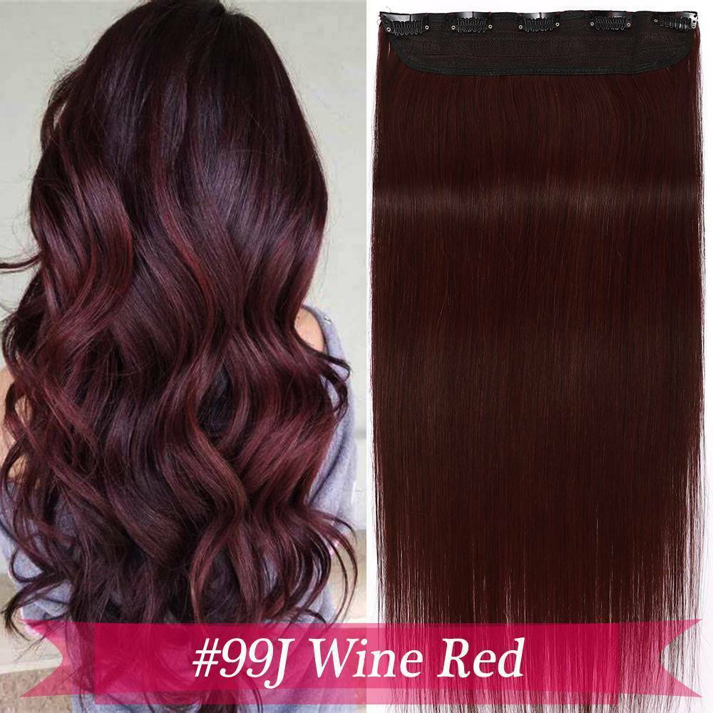Remy Human Hair Clip-In Extensions 3/4 Full Head Natural Styles 16-20 Inches