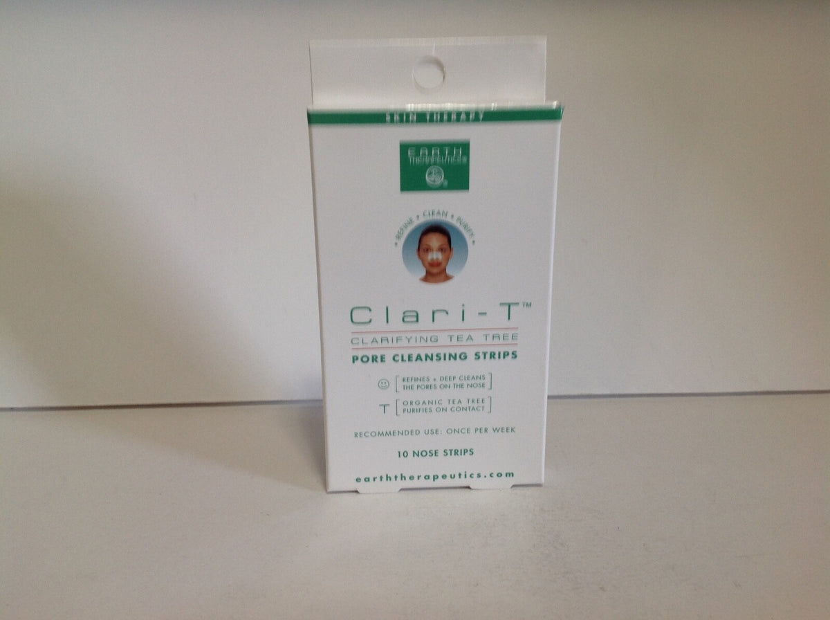 Organic Pore Cleansing Strips - Earth Therapeutics Clari-T 10 Count
