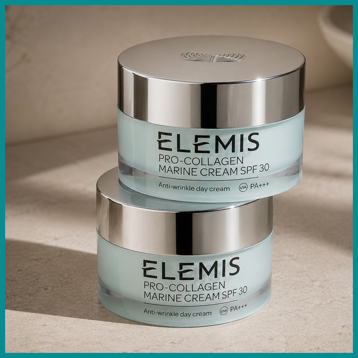 2 Pack SPF 30 Marine Collagen Face Cream - Anti-Aging Hydrating Moisturizer