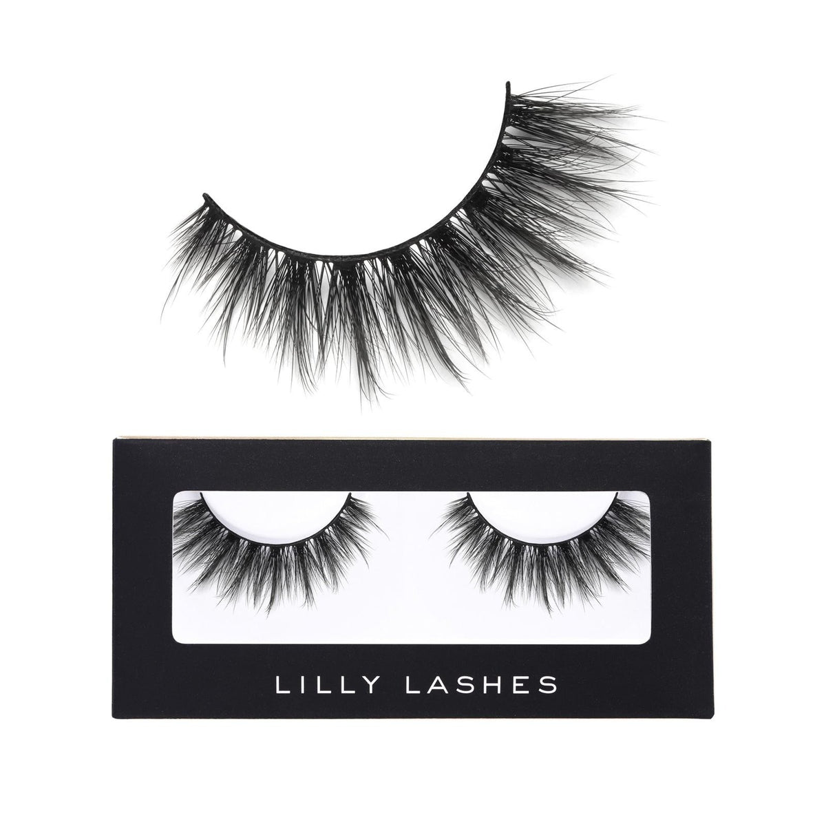 False Eyelashes Synthetic Full Wispy Natural Look 15mm Reusable LA