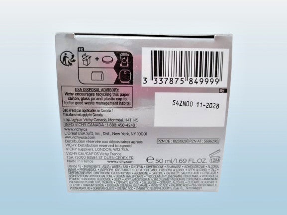 Vichy LiftActiv Hyaluronic Acid Day Cream 1.69 oz Hydrating Skincare