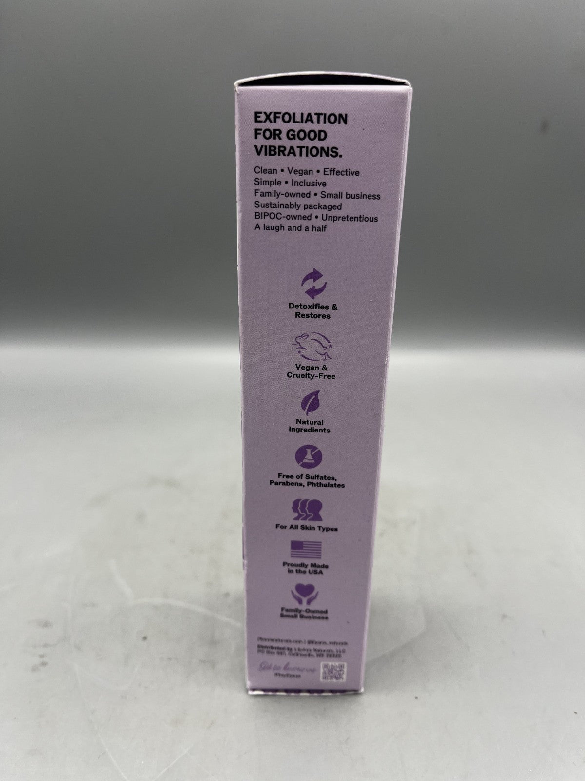 LilyAna Naturals Charcoal Face Exfoliant - 3oz Brand NEW In Box