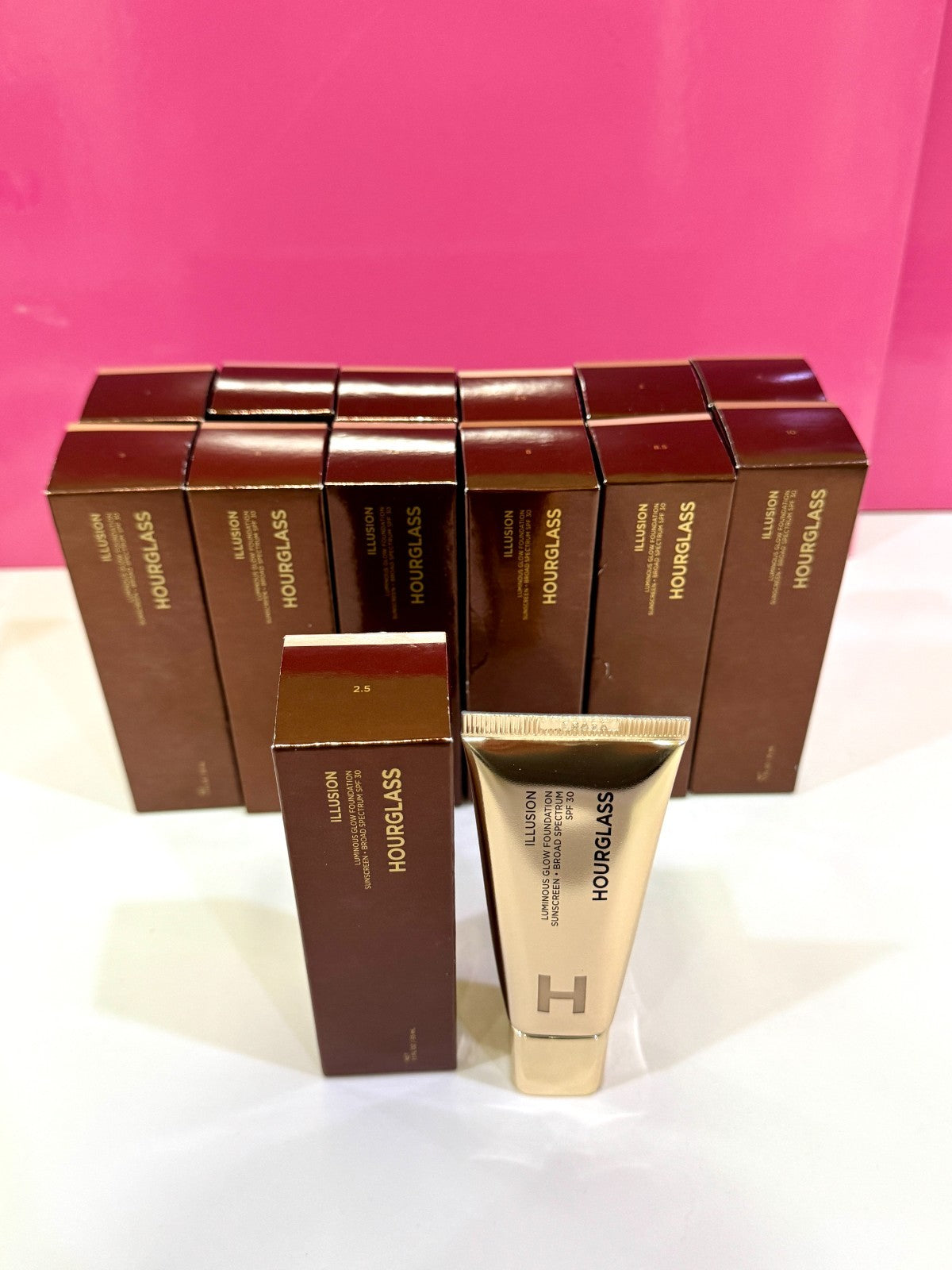 Luminous Glow Foundation SPF 30 - Hourglass Illusion - Sealed NIB, Multiple Shades