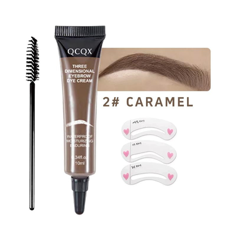 Eyebrow Tint Kit - Long-Lasting Waterproof Smudge-Proof Brow Dye Gel Set