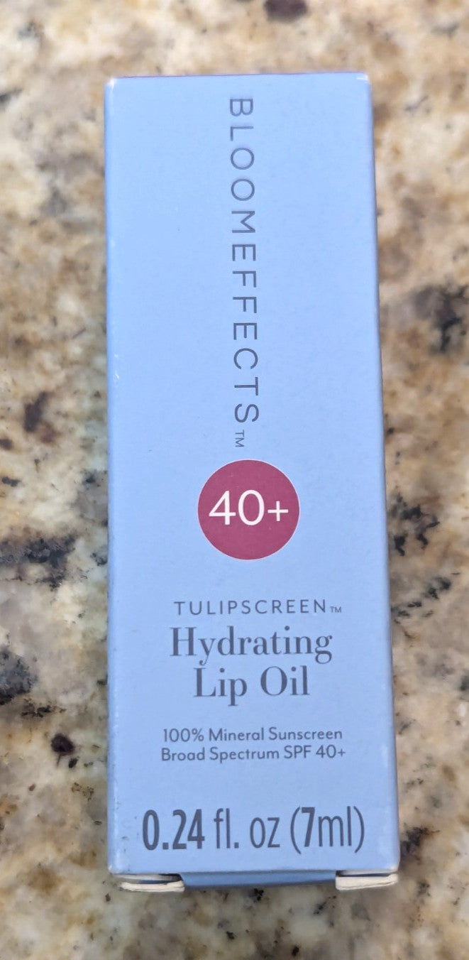 Hydrating Lip Oil SPF 40+ Mauve - Tulipscreen Lip Care with SPF 40+ 0.24 oz
