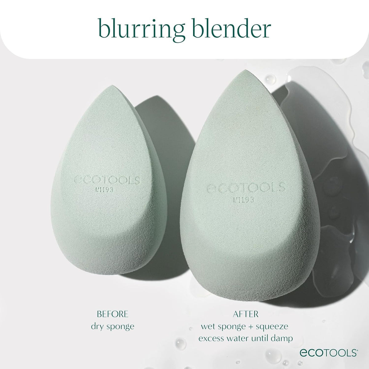 EcoTools Blurring Makeup Sponge Duo for Flawless Natural Finish