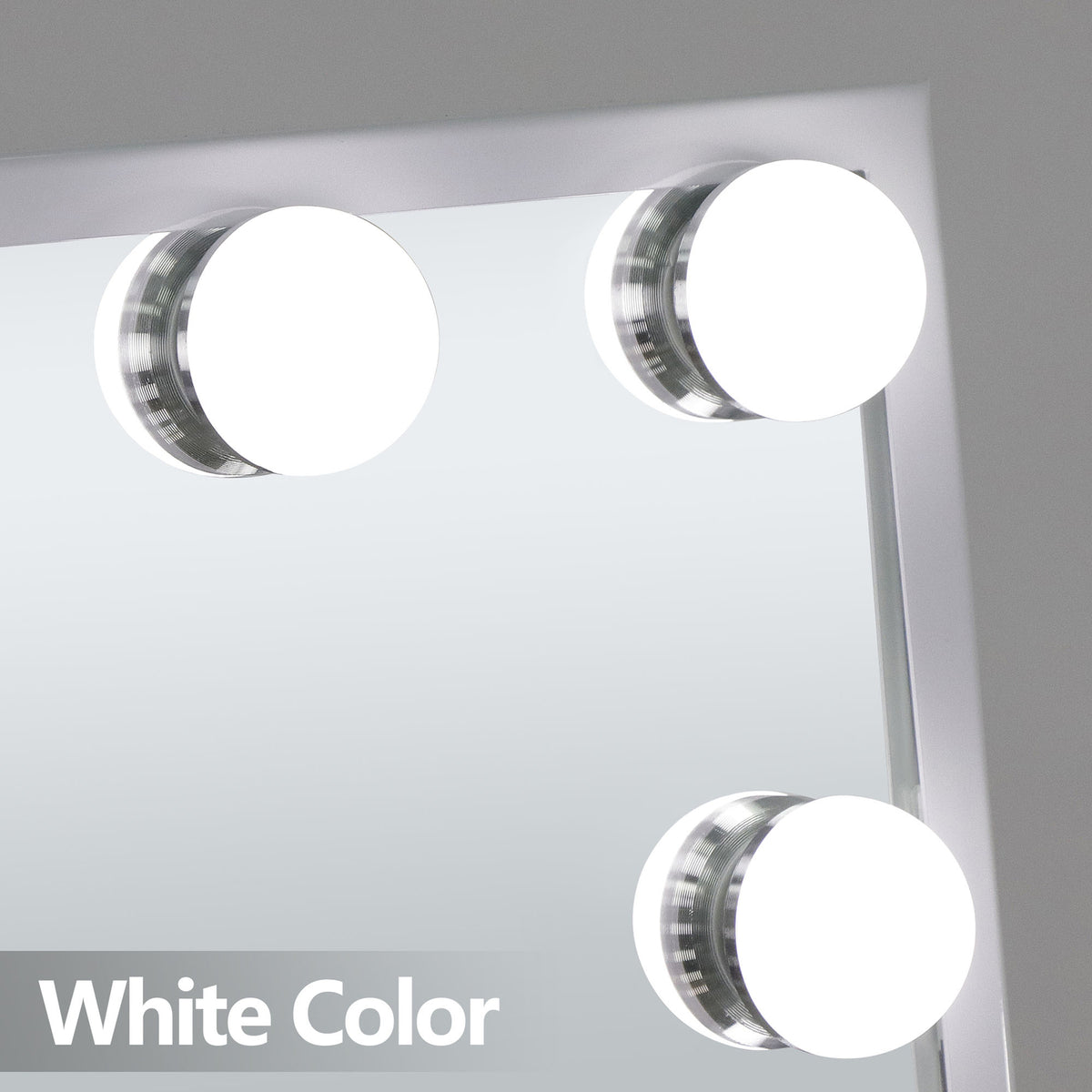 Lighted Cosmetic Vanity Mirror Hollywood Style with Dimmable Touch Control