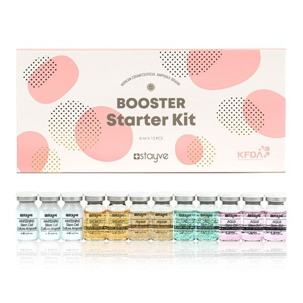 Skin Care Serum Kit with Stem Cell, Peptide & Salmon DNA Ampoules