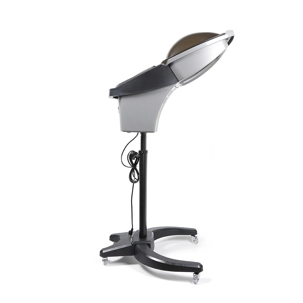 Hair Steamer Stand with 7-Color LED Light for Salon & Spa, Oil & Hair Dye Modes