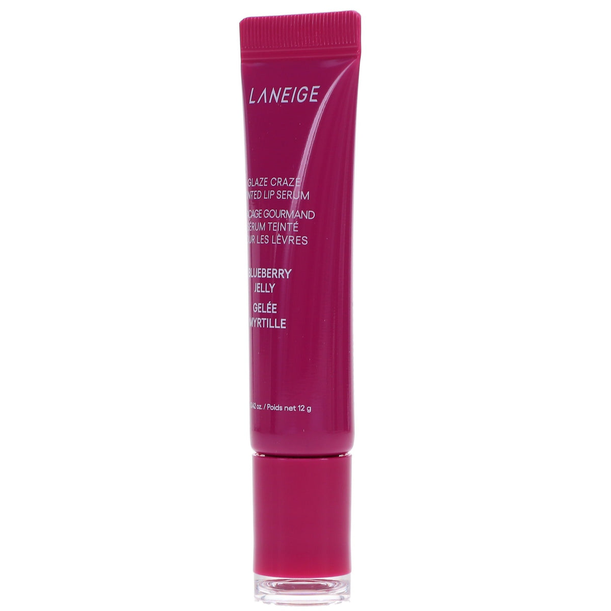 Lip Serum with Blueberry Tint - Hydrating Lip Gloss for Juicy Shine