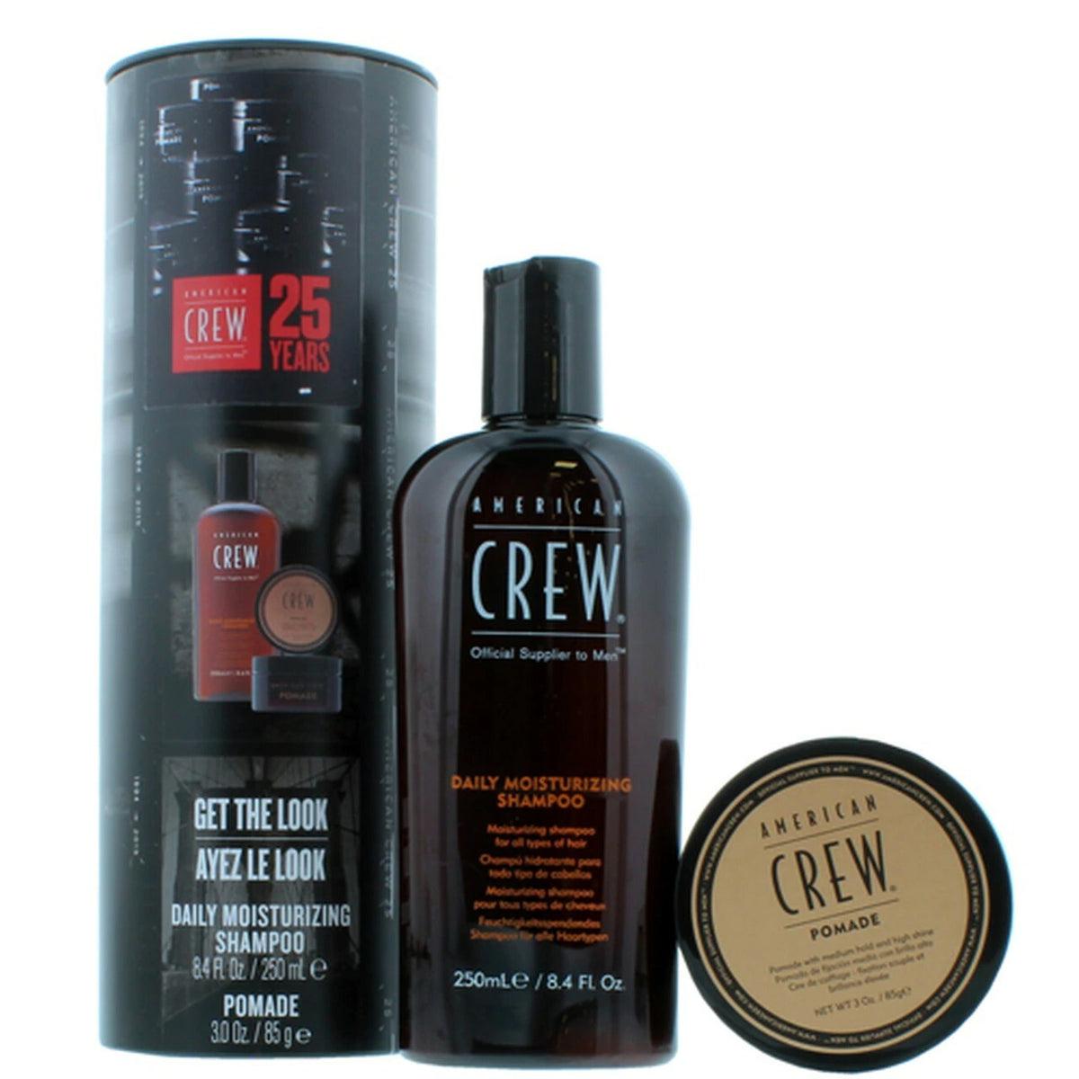 *1-Kit* American Crew Daily Moisturizing Shampoo 8.4Oz & Pomade 3 Oz