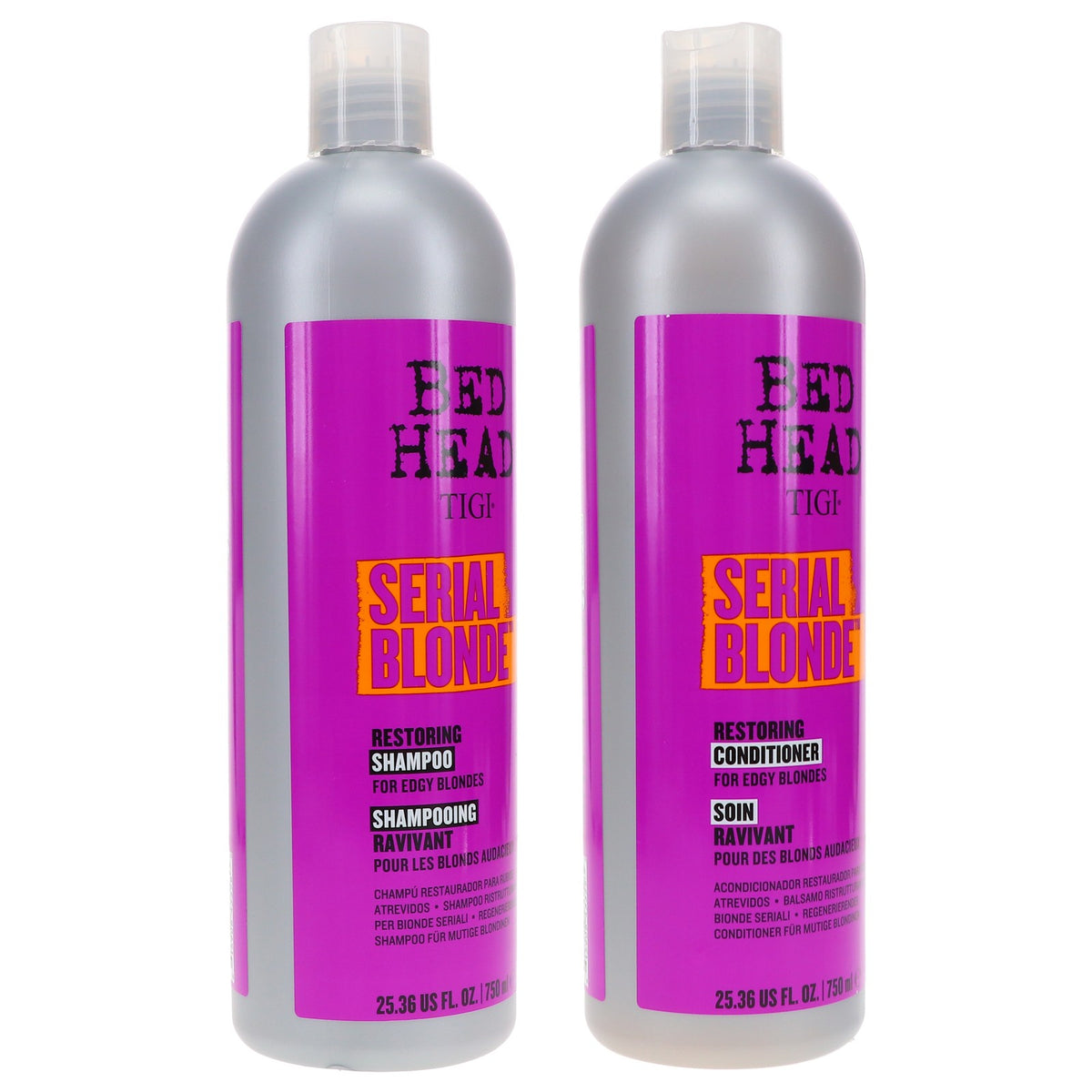 TIGI Serial Blonde Restoring Shampoo & Conditioner Combo Pack 25.36 oz