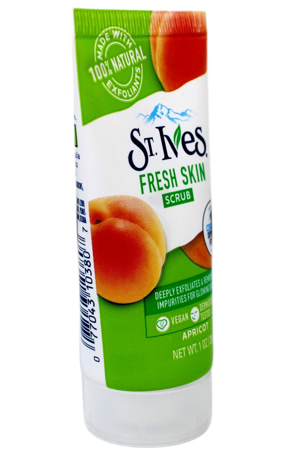 St. Ives Fresh Skin Scrub, Deep Exfoliator, Apricot, 1 OZ - 6 Pack