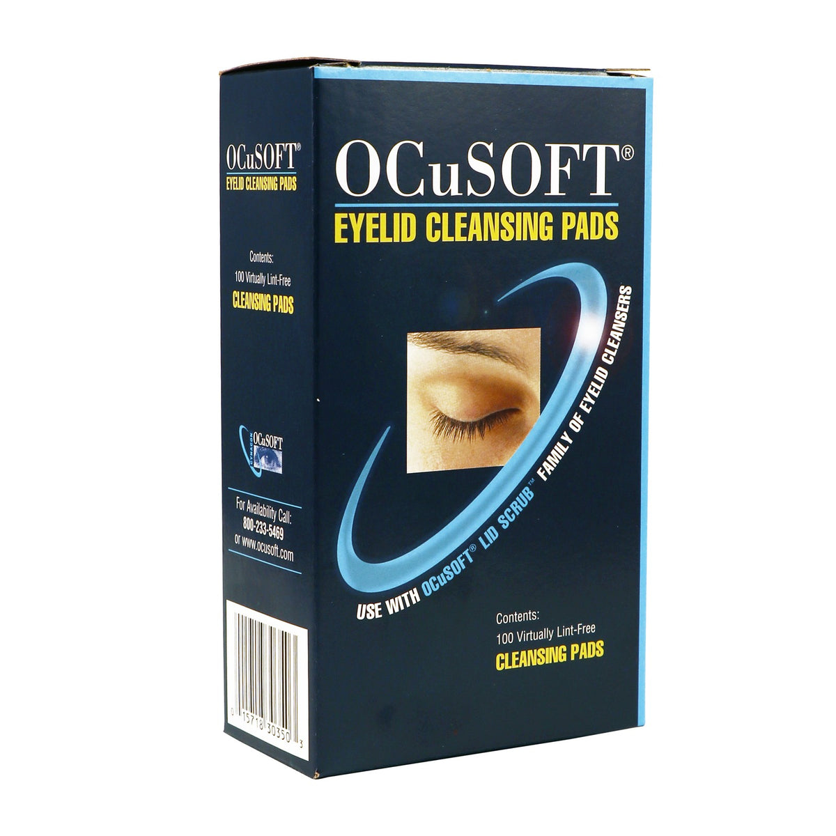 OCuSOFT Dry Lint Free Replacement Pads 100 Count - Eye Care Accessories