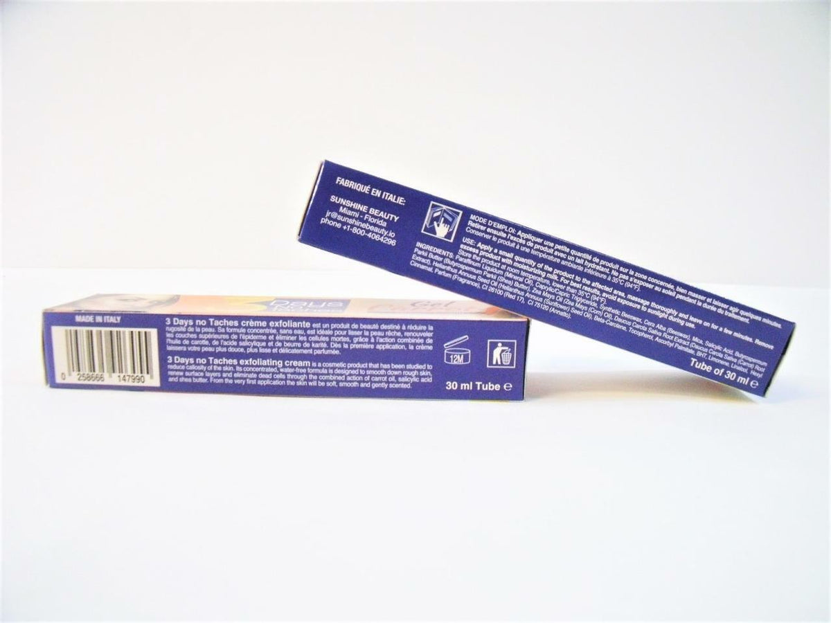 3 Days No Taches Gel Carrot Oil, Shea Butter 30ml Tube, One Week
