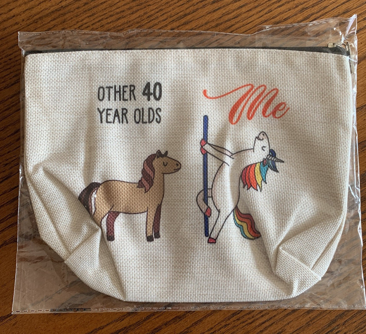 Travel Makeup Bag for 40 Year Olds & Me - Cosmetic Organizer, Free Shipping