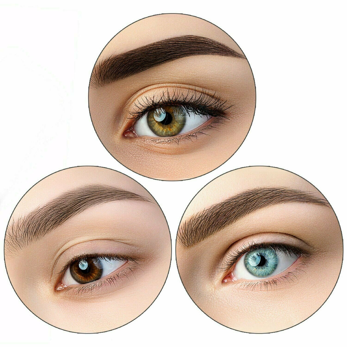 Eyebrow Shaping Powder Stamp Kit - Long-Lasting, Water-Resistant Brow Tool