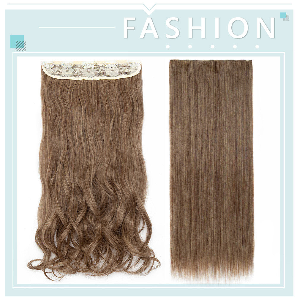 V-Shape & U-Part Clip-In Hair Extensions - Full Head Highlight, Multiple Lengths & Colors