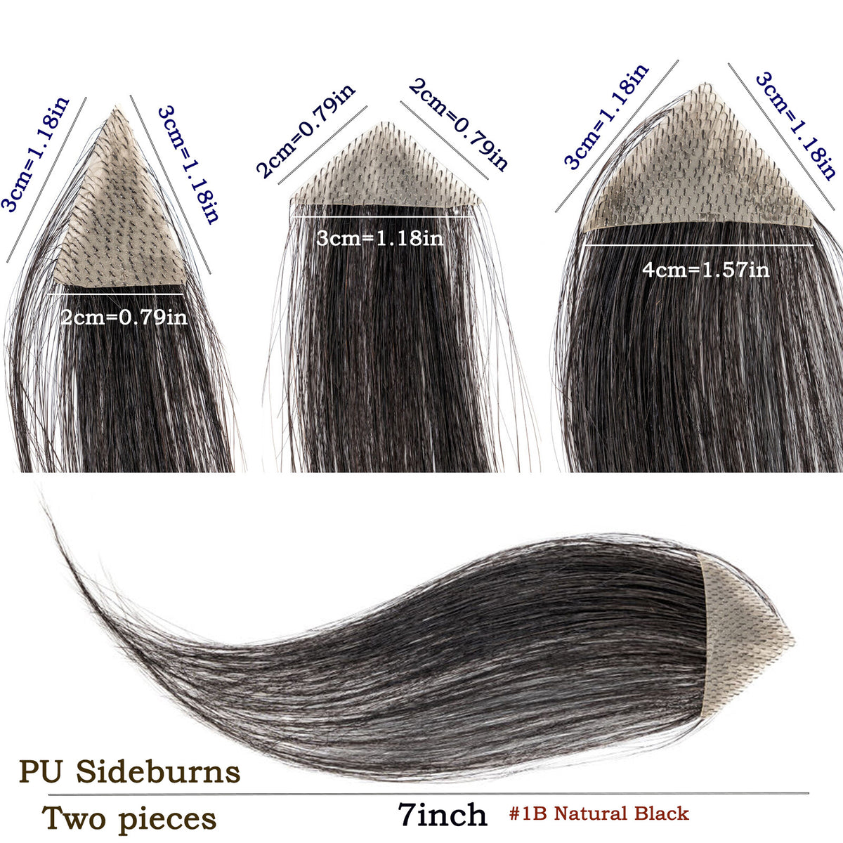 Men's Hair Loss Replacement Patch for Receding Hairline and Bald Spots