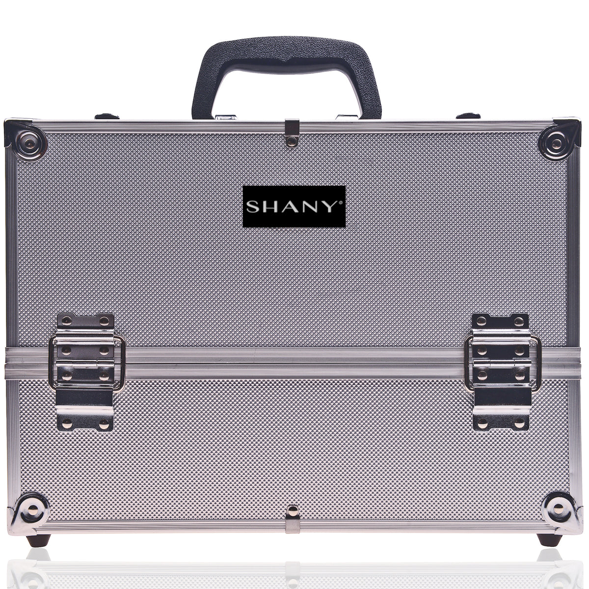 Professional Makeup Train Case with Shoulder Strap and Locks - High Capacity Storage